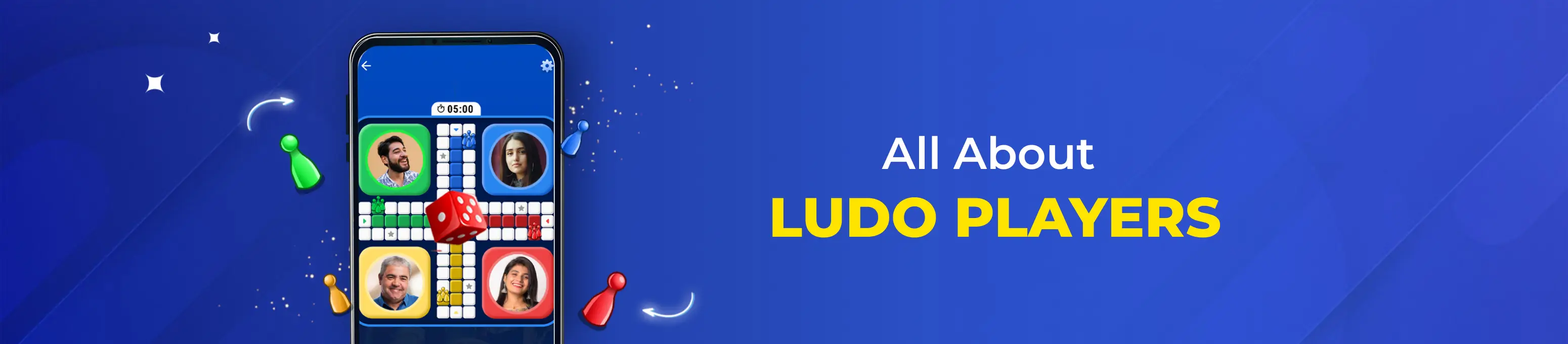 Ludo Players banner