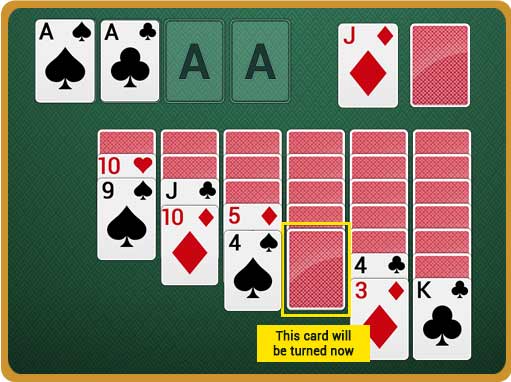 simple instructions on how to play solitaire with cards