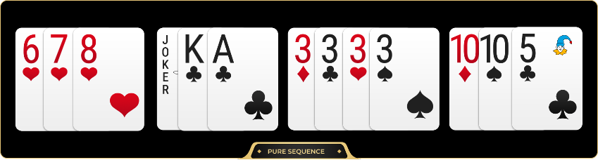 Rummy Sets | Online Rummy Card Set Rules