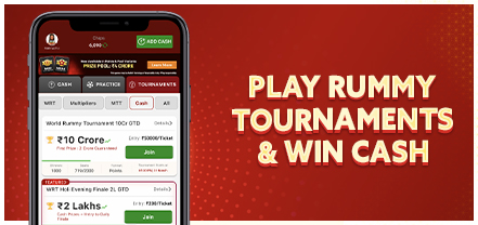 play rummy tournaments and win cash