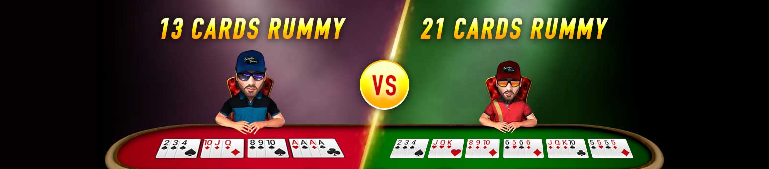 13 Cards Rummy Vs 21 Cards Rummy Faq S