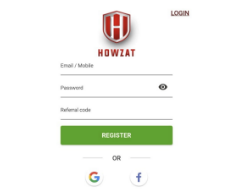 Register with Howzat