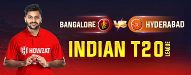 Bangalore vs Hyderabad  Indian T20 League