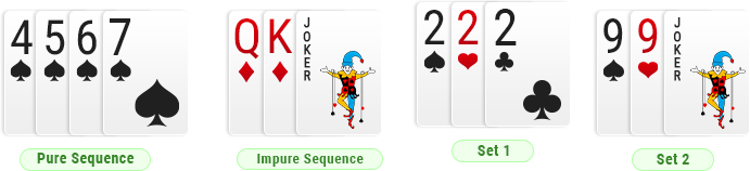 Using Wild Joker in Rummy
